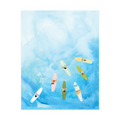Barrett Colorful Hawaii Surfers Ocean Art Print