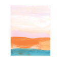 Blair Pink Beach Sunset Abstract Art Print
