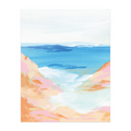 Brynn Coastal Cove Beach Landscape Art Print