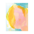 Leia Colorful Coastal Sunrise Abstract Beach Art Print