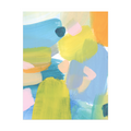 Rosie Summer Beach Day Colorful Abstract Art Print