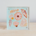 Shells No. 1 Original Painting | 5x5 Acrylic Block Frame