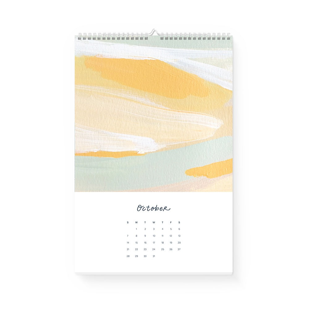 2024 Abstract colors wall calendar