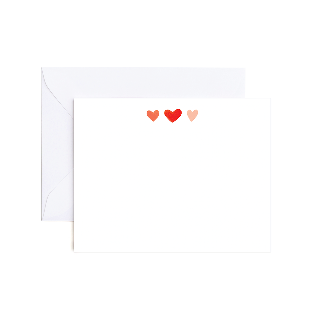 Heart Flat Notecard Set