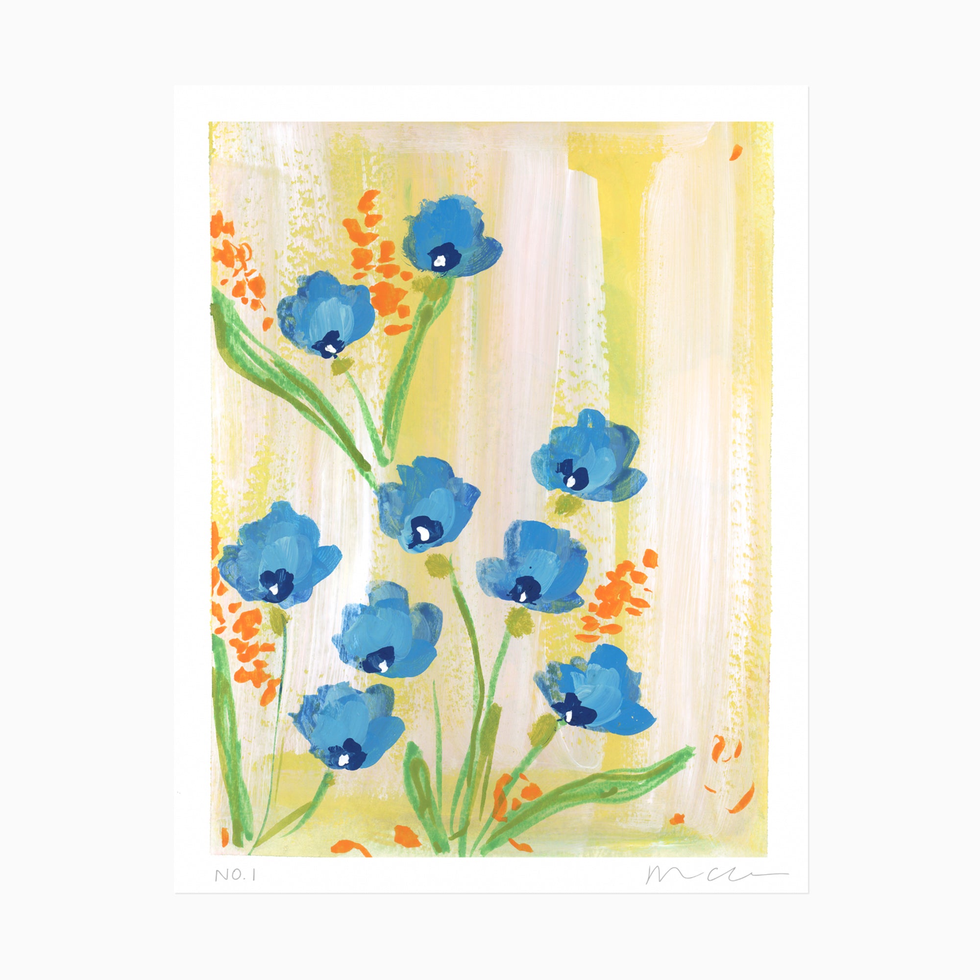 In Bloom No. 1 Ensoleillée Floral Art Print