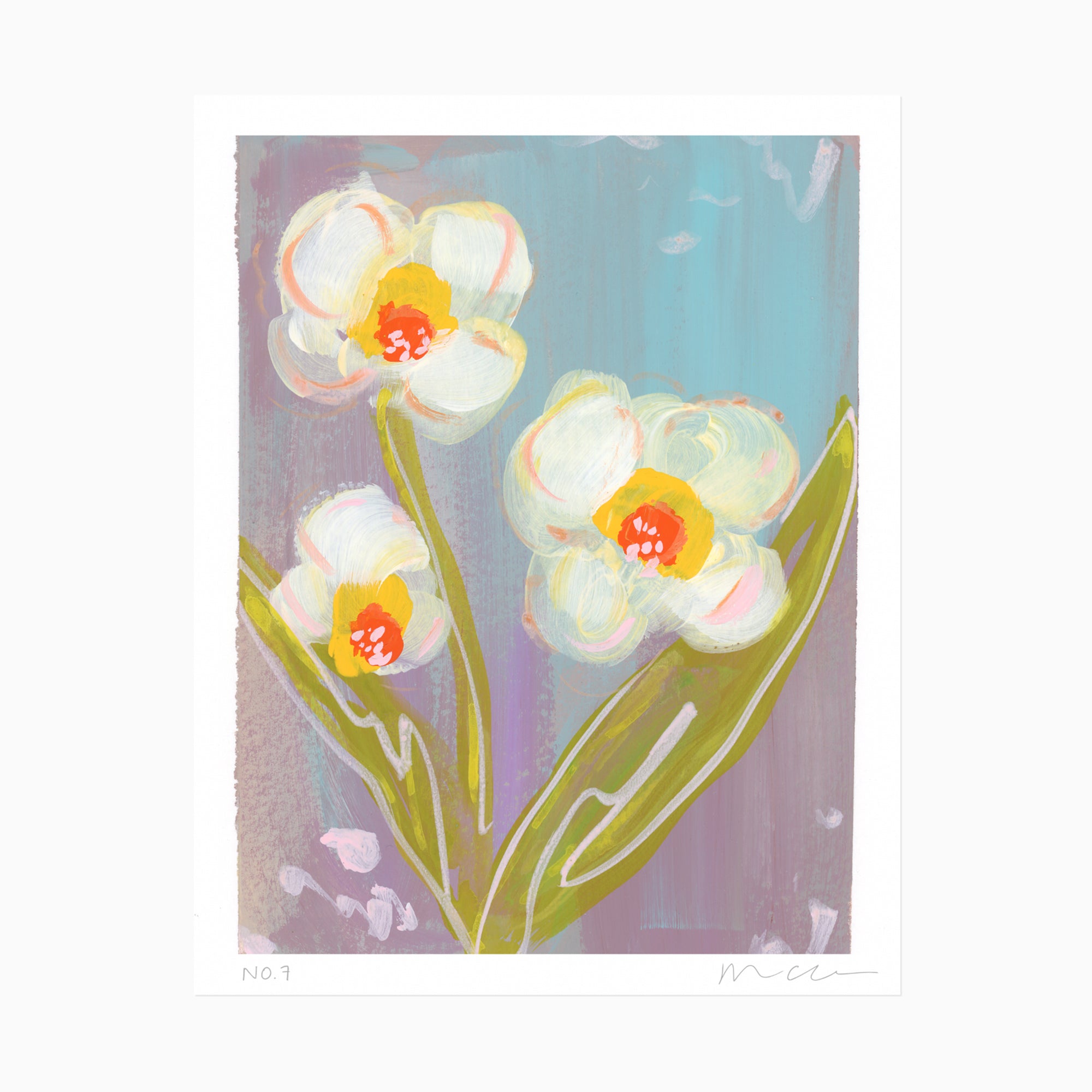 In Bloom No. 7 Soirée Floral Art Print