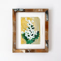 In Bloom No. 10 Andromeda | Original Floral Painting Framed 8x10