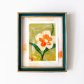 In Bloom No. 2 Joie De Vivre | Original Floral Painting Framed 8x10