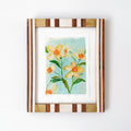 In Bloom No. 6 Narcissus | Original Floral Painting Framed 8x10