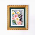 In Bloom No. 9 Le Printemps | Original Floral Painting Framed 8x10