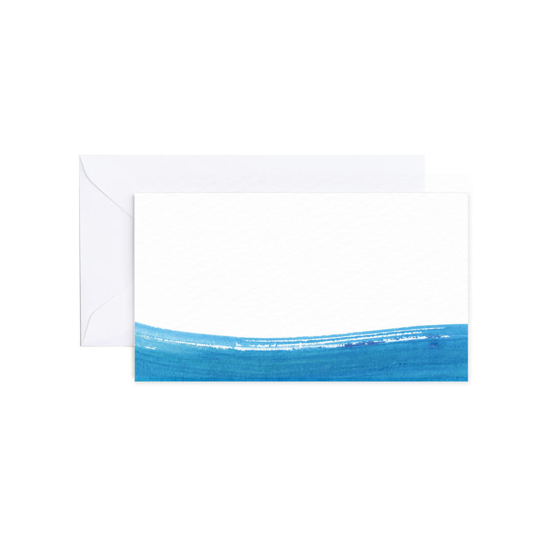 Watercolor Wave Mini Card Set