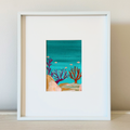 Dive In Original Painting | Framed Artwork