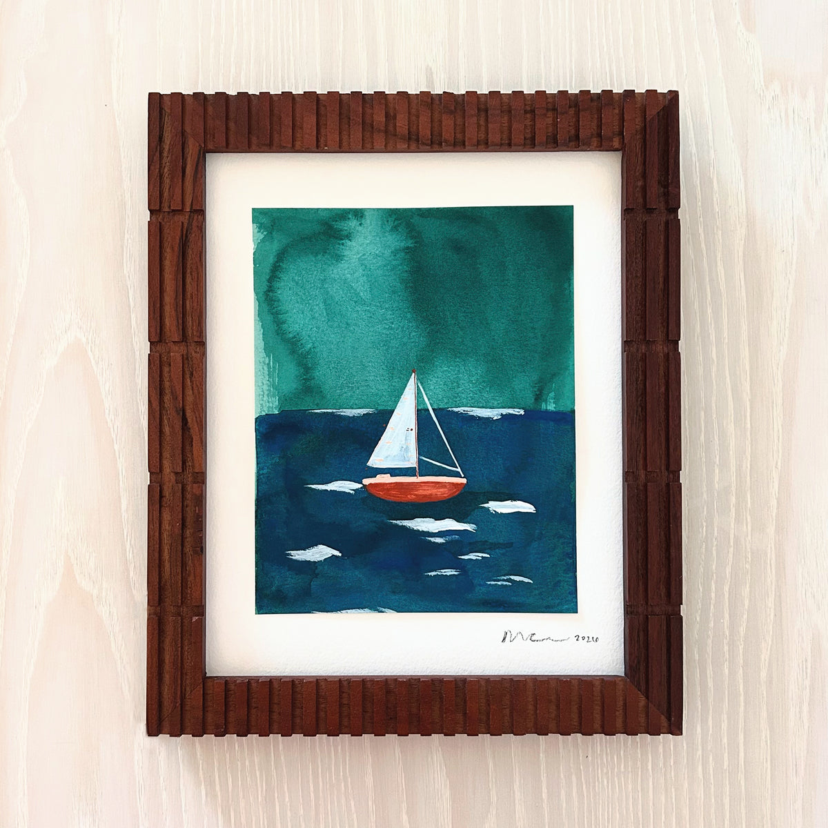 At Sea Original Painting | Framed Artwork