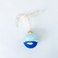 Winter Beach Hand-Painted Ornament 2