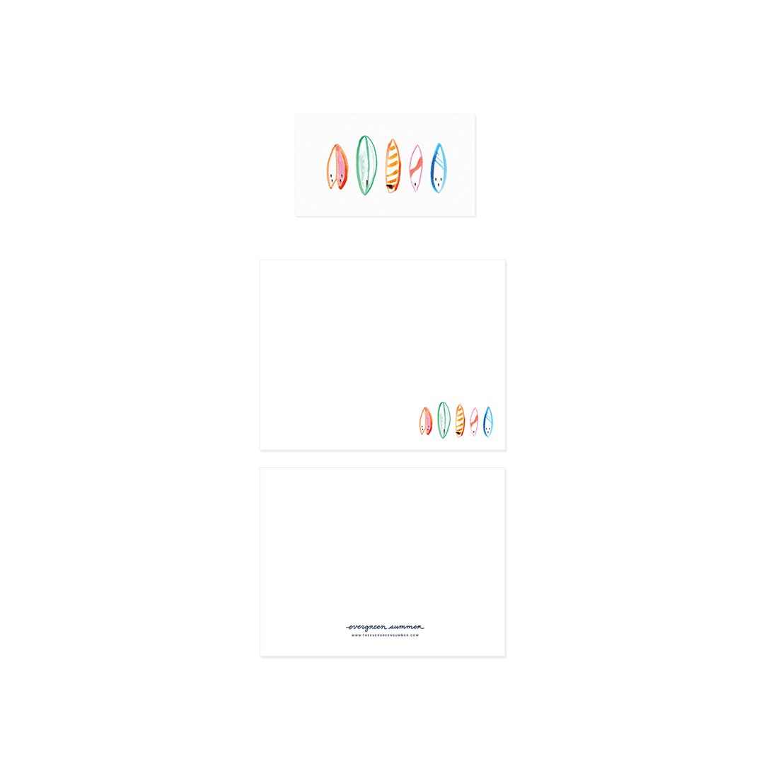 Surf Stationery Set