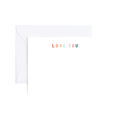 Love You Flat Notecard Set