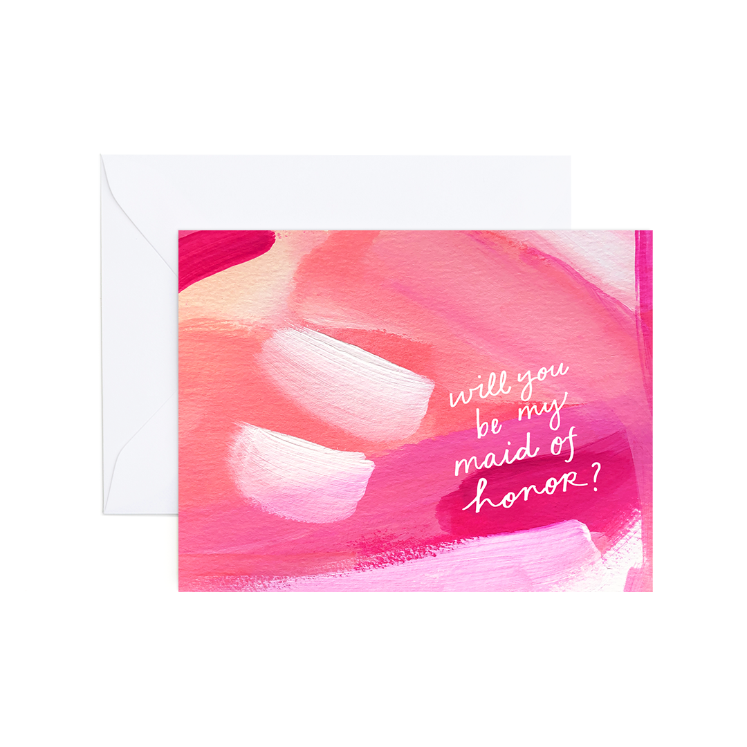 Whitney Greeting Card (Maid of Honor)